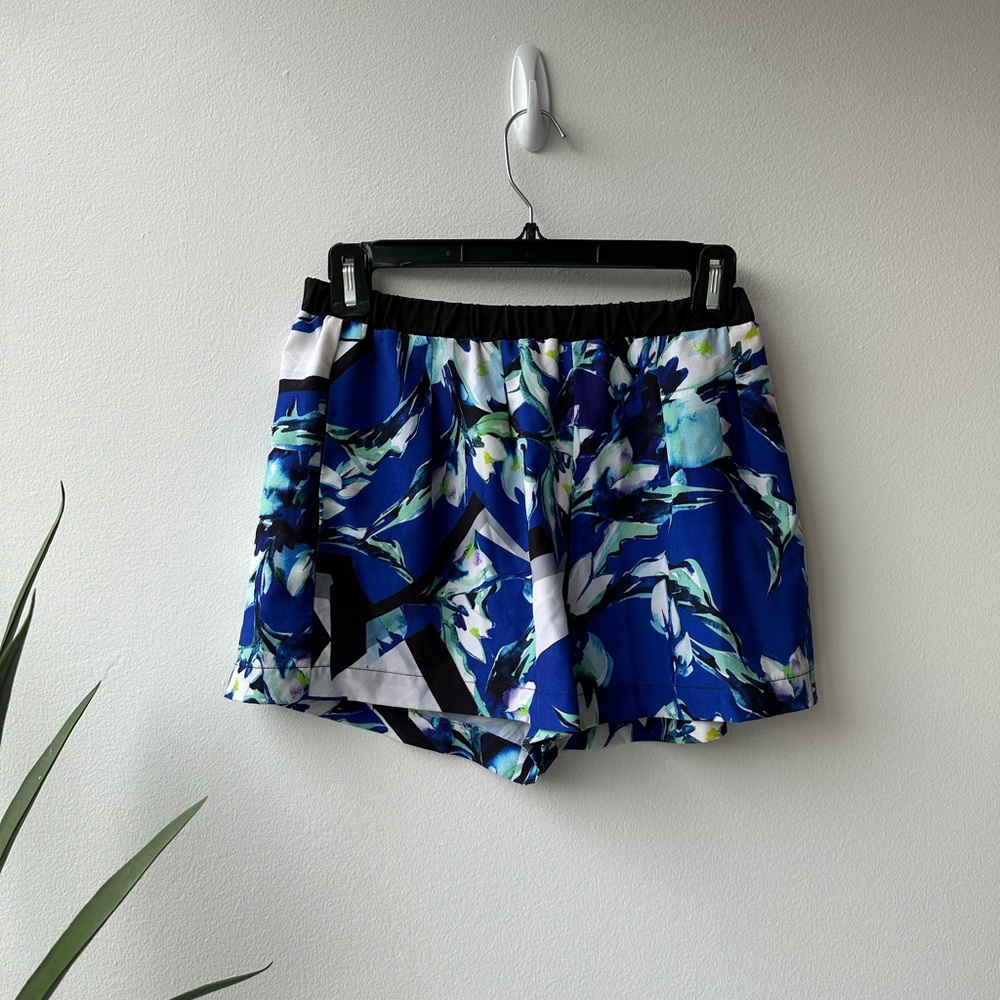 Blue high waisted shorts!
